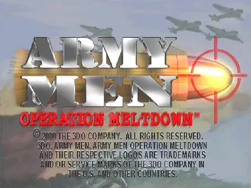 Army Men - World War (US) screen shot title